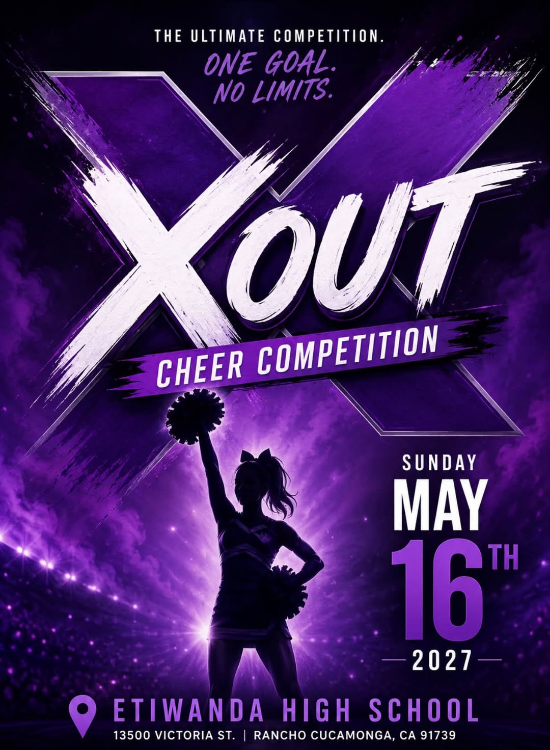 Screenshot X Out Cheer Competion Poster Art