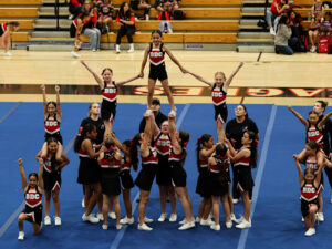X Out DDC Pyramid X Out Cheer Group Pyramid